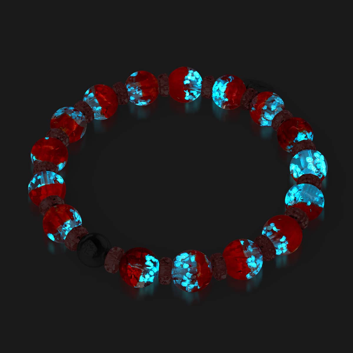 Boreal Flame | Firefly Glass Snow Globe Bracelet